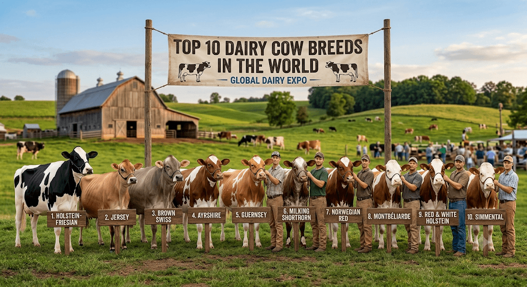 Read more about the article Top 10 Dairy Cow Breeds in the World