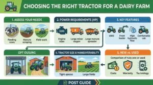 Read more about the article How to Choose the Dairy Farm Tractors: A Complete Buyer’s Guide