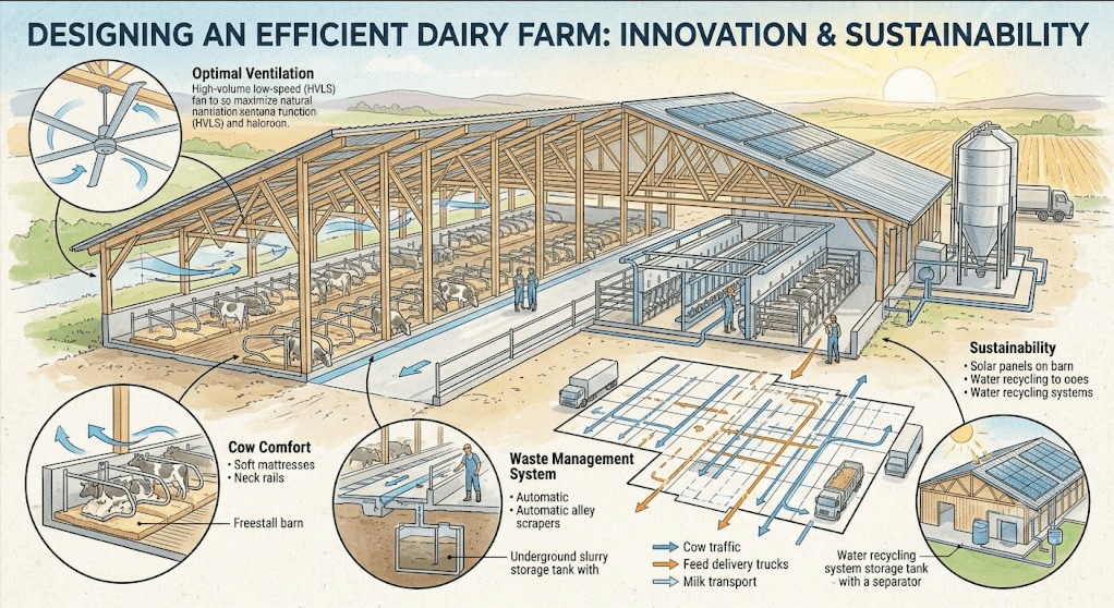 dairy farm layout