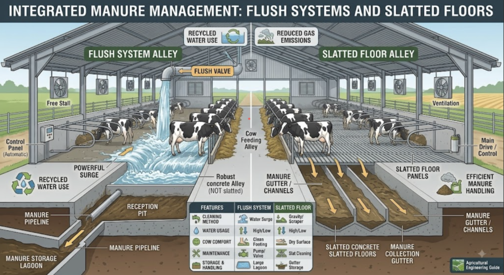 Flush Systems and Slatted Floors