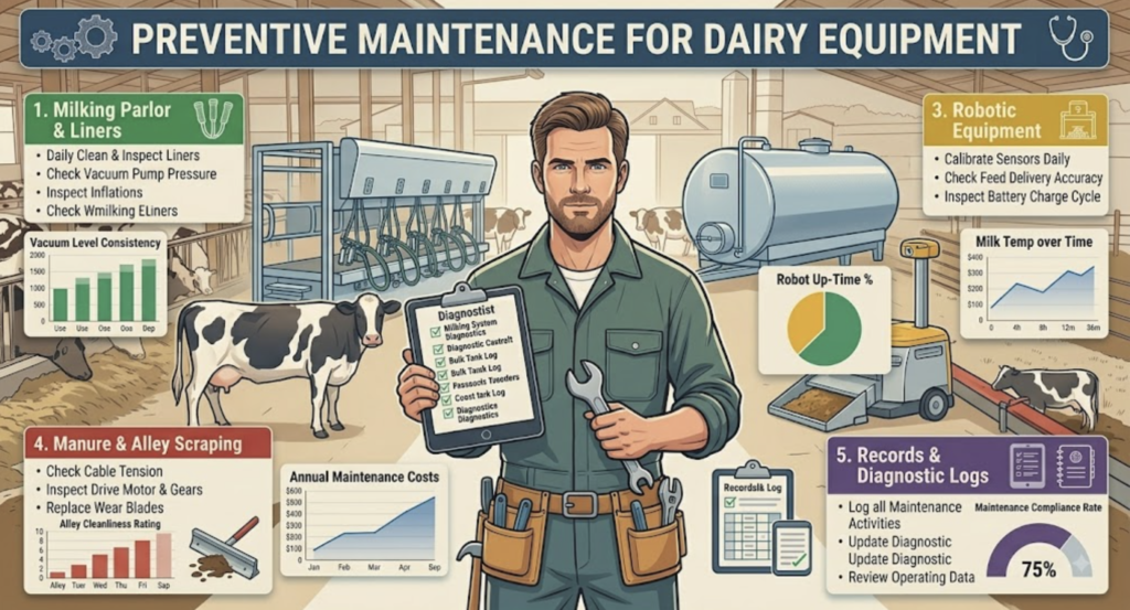 Preventive Maintenance for Dairy Equipment