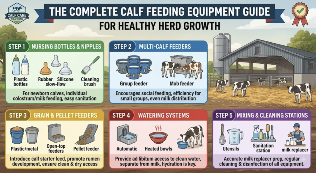 The Complete Calf Feeding Equipment Guide for Healthy Herd Growth