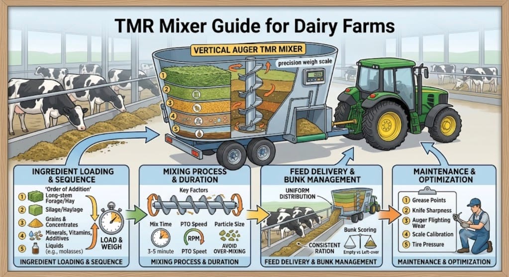 Read more about the article TMR Mixer Guide For Dairy Farms