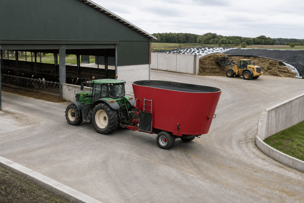 self propelled TMR mixer