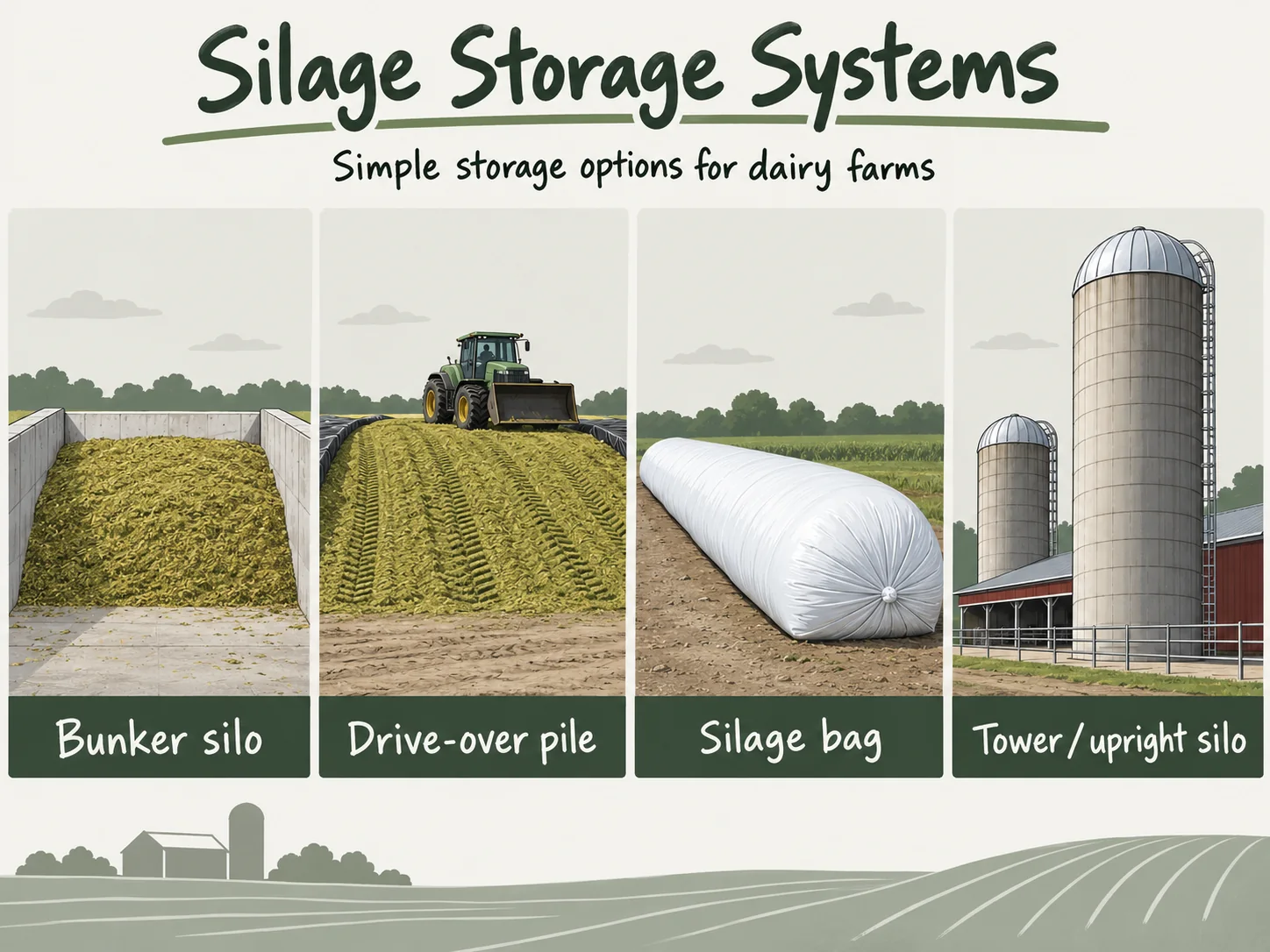 Read more about the article Silage Storage Systems for Dairy Farms: A Practical Selection Guide