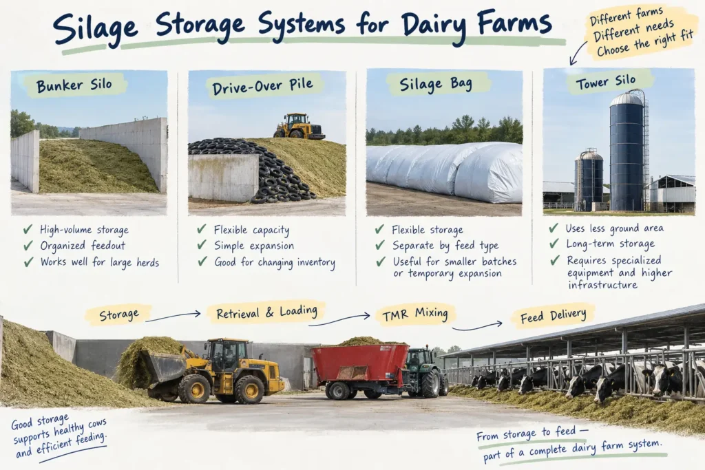 002 silage storage to tmr feeding workflow